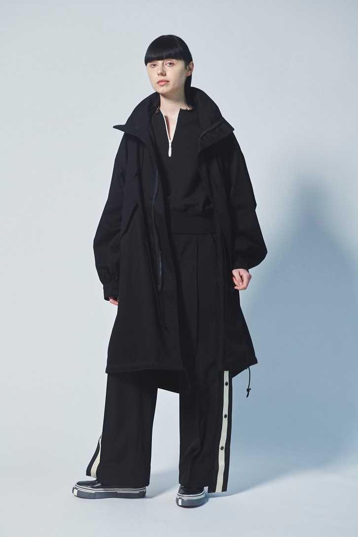 YOHJI YAMAMOTO REGULATION トレンチコート ブラック