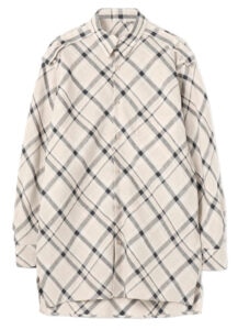 No.146<br/>Epaulette-shirts Linen plaid