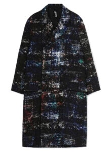 <Ango Sakaguchi>Rayon universe Big long P coat