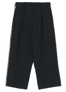 GARBADINE FRONT TUCK PANTS