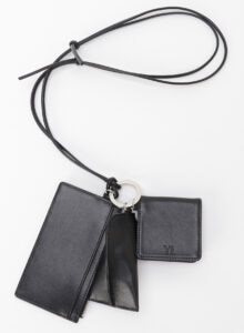 SMOOTH LEATHER TRIPLED POUCH