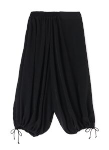 TRIACETATE POLYESTER de CHINE BALLOON PANTS