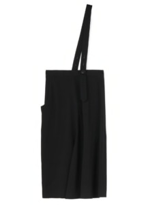 GABARDINE R-1SHOULDER SKIRT