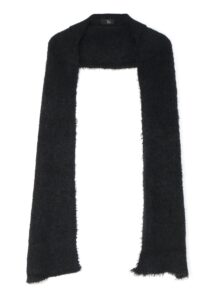 NYLON PLAIN STITCH 5G1P NECK RIB STOLE