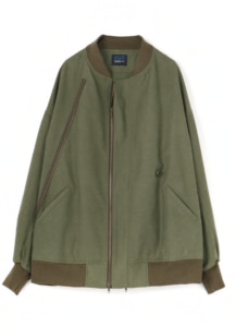 MILITARY BACK SATIN R-3WAY BOMBER