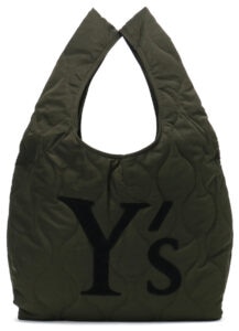 NYLON TWILL QUILT Y's EMBROIDERY BAG