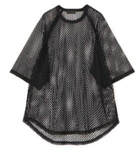 Honeycomb Mesh Raglan Big pullover