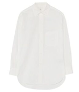COTTON BROAD BASIC BLOUSE