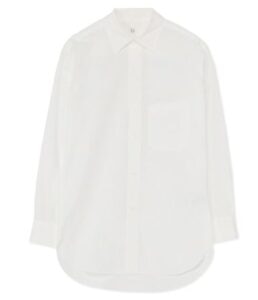 COTTON BROAD BASIC BLOUSE