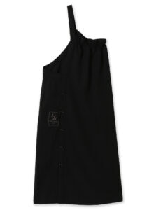 Y's 1972 BLACK GABARDINE DRESS