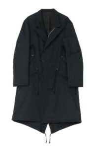 No.188 GABARDINE PEAKED LAPEL MILITARY COAT