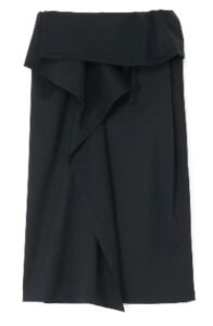 No.175 GABARDINE HIGH WAIST WRAP SKIRT