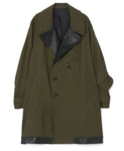 No.186 WOOL VIYELLA SEMI DOUBLE HALF COAT