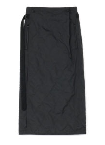 No.184 POLYESTER TAFFETA + TWILL TACK WRAP SKIRT