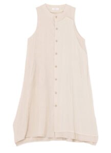 LINEN + POLYESTER COTTON CUTTING APART DRESS