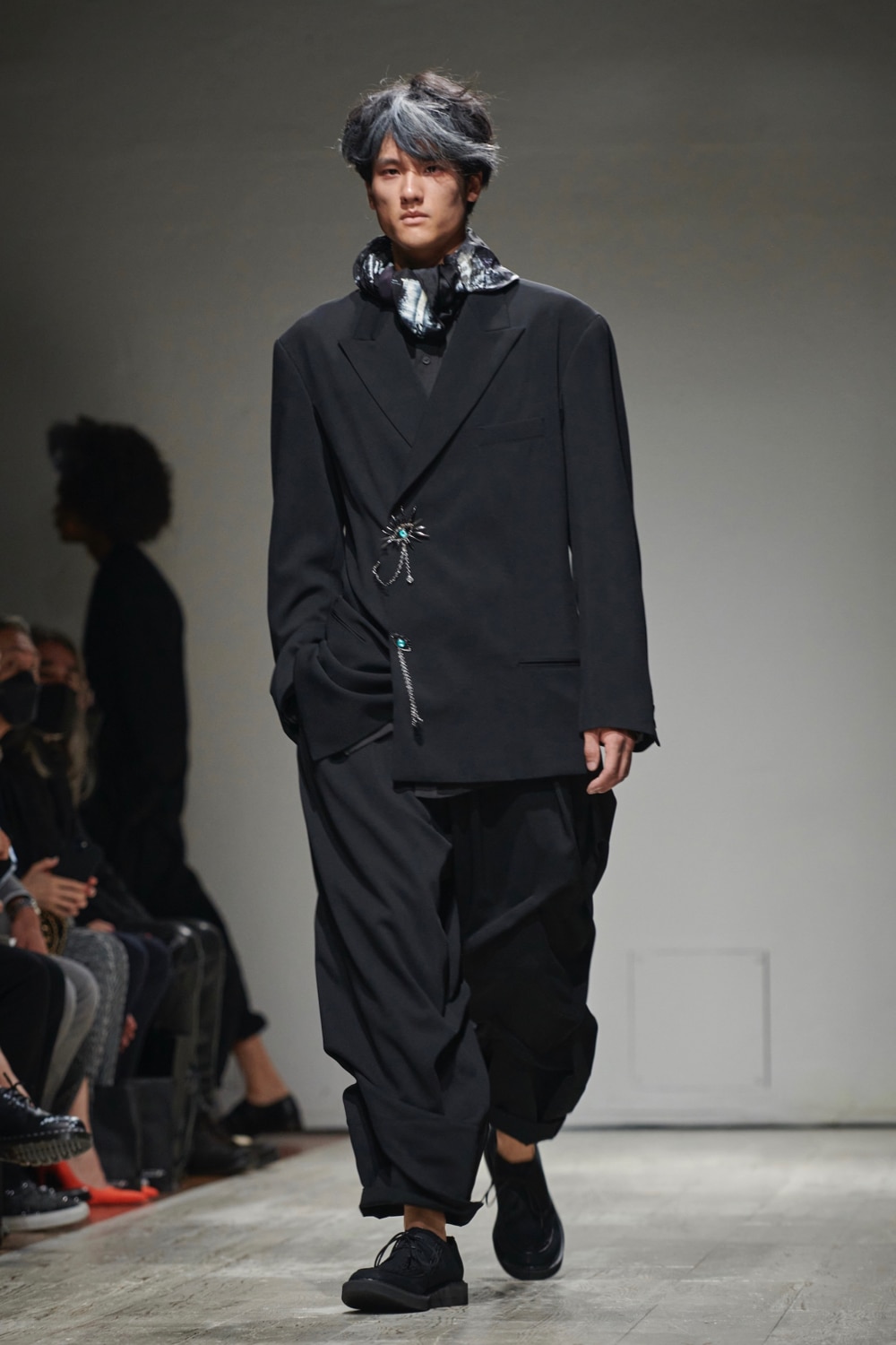 ヨウジヤマモト 18aw look23 ニットセットアップ