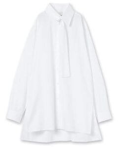 100/2 cotton broad Eyelet bow collar shirt