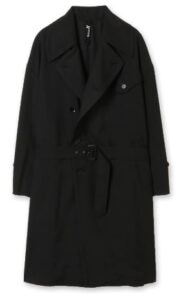 T/W gabardine Motorcycle big coat