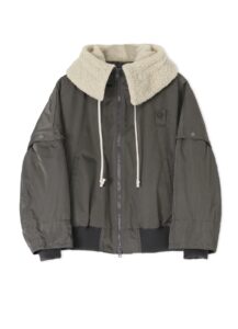 PE TWILL R-DETACHABLE SLEEVES BLOUSON