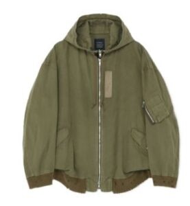 Product Pigment Dyed Drill Layered Blouson