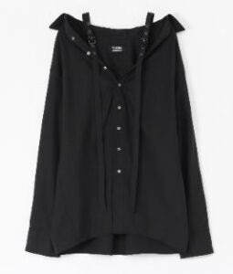 WILDSIDE × AMBUSH OFF SHOULDER SHIRT