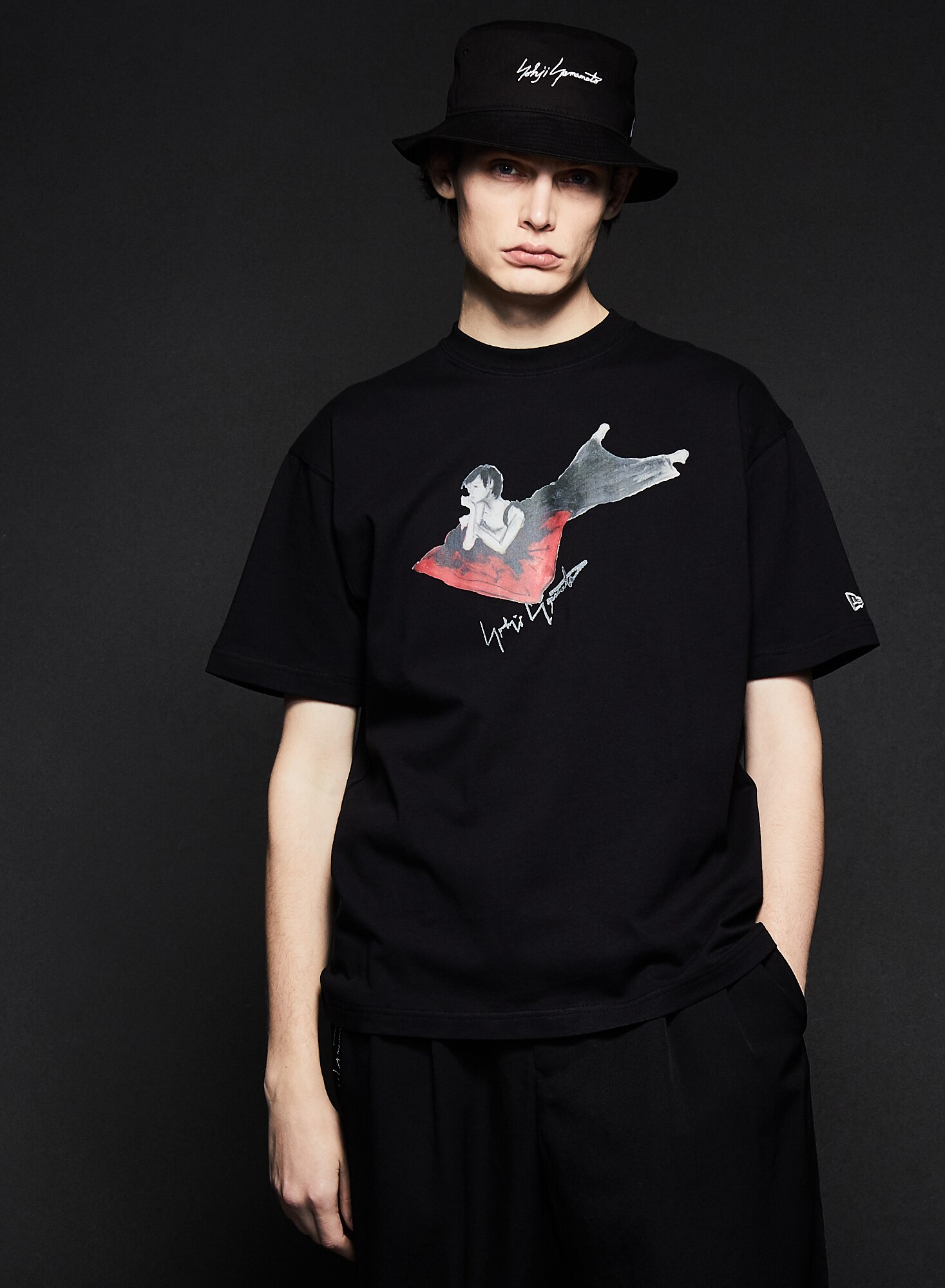 yohjiyamamoto × new era のコラボレーションTシャツ。購入を検討しております