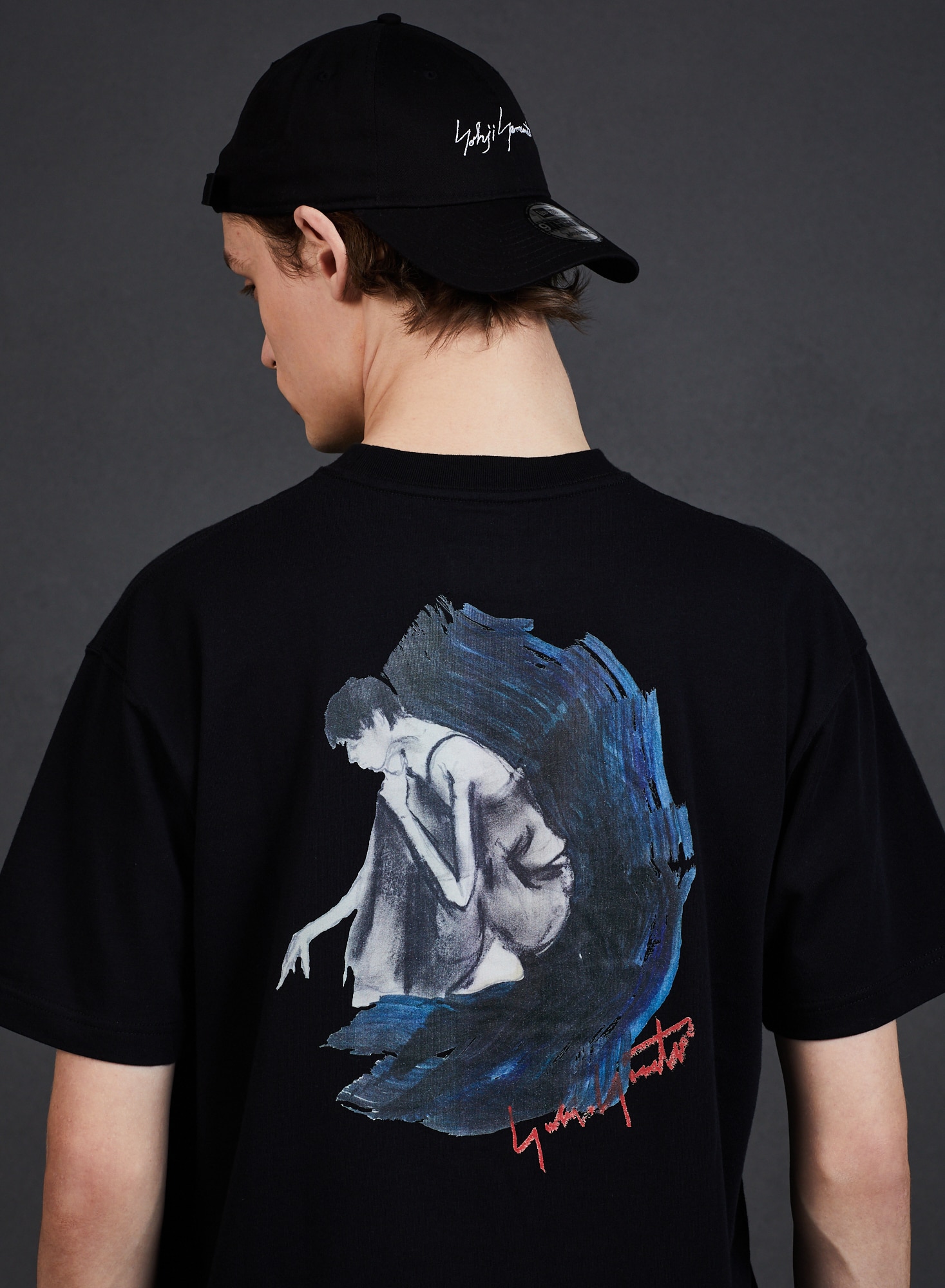 YOHJI YAMAMOTO x NEW ERA ロングTシャツ-