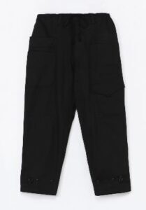 Cotton Chino Asymmetry Pocket Drawstring Pants