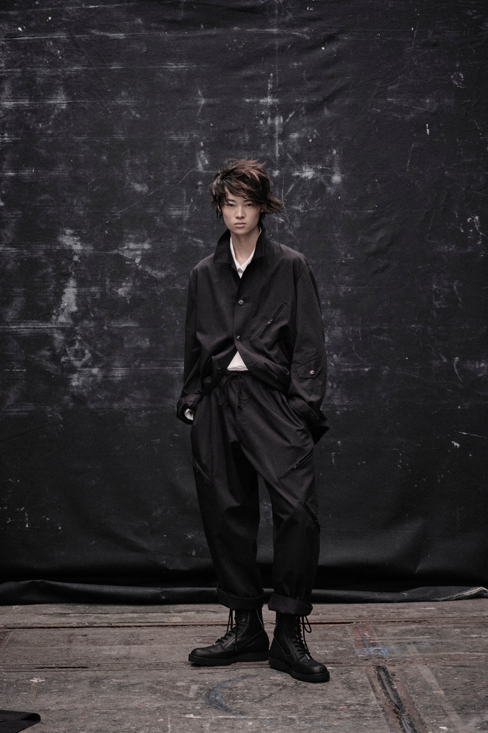 yohji yamamoto 18aw 90ssレプリカ 2Wayパンツ