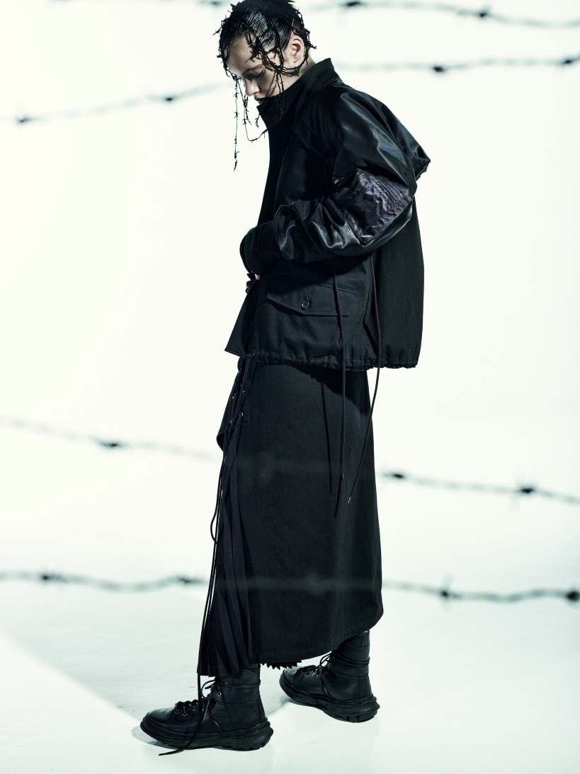 LIMI feu autumn/ winter 2022-23 collection DRAWCORD & PLEATS