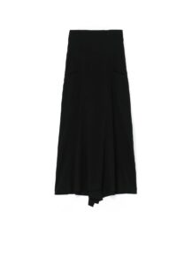 BACK DRAPE HIGH-WAISTED SKIRT