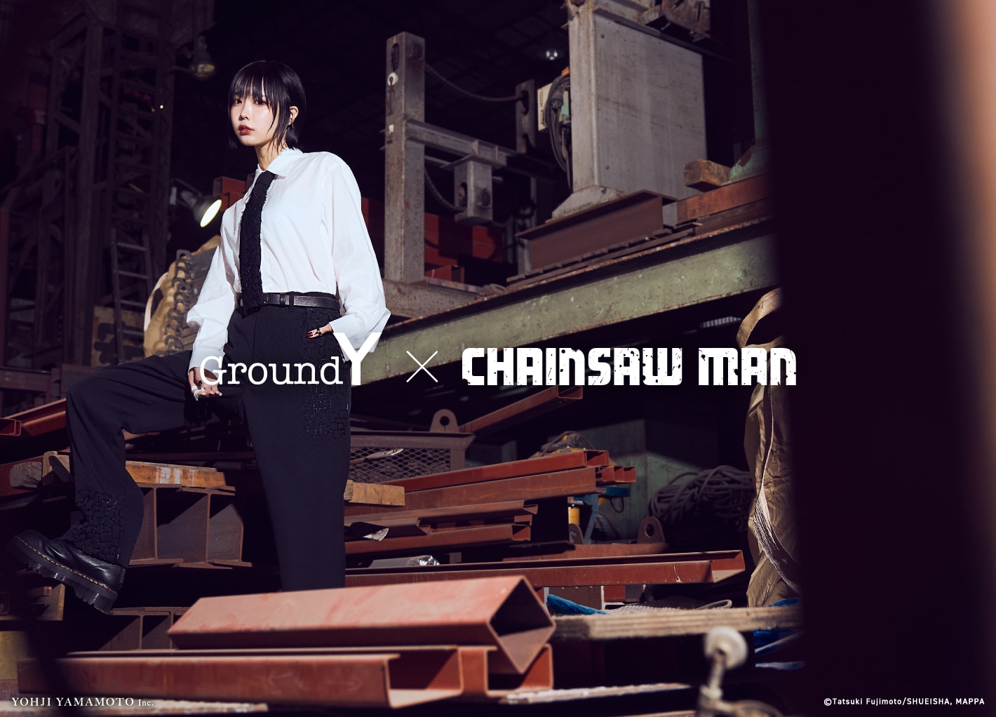 Ground Y × CHAINSAW MAN Collaborative Collection -Key visual・Product details-