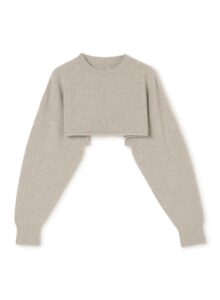 CASHMERE KNIT SHORT PULLOVER