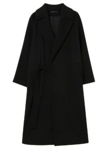 CASHMERE BEAVER DESIGNED SLEEVE COAT