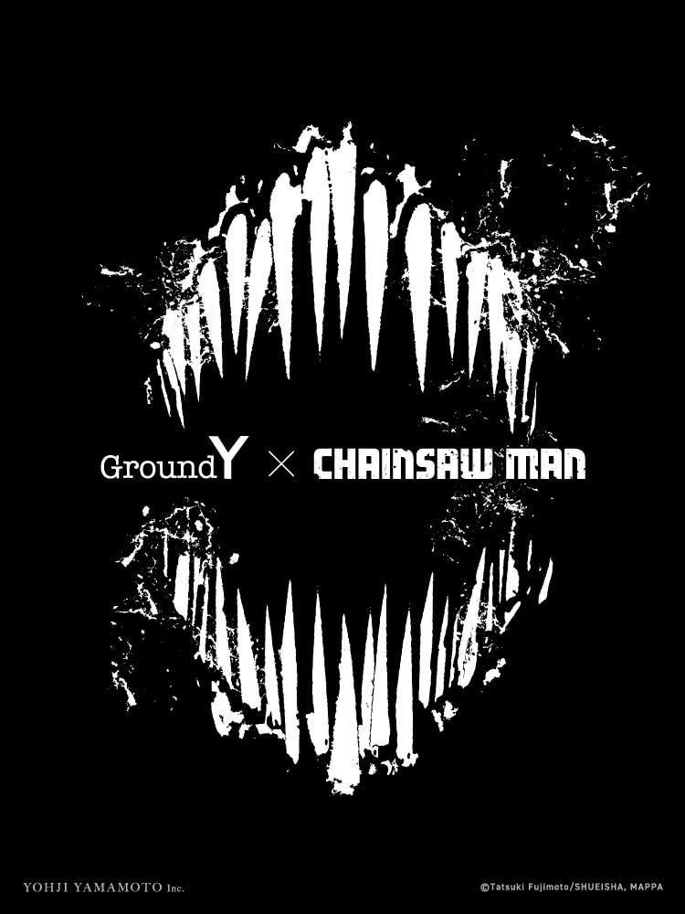 Ground Y × CHAINSAW MANCollaborate Collection | Yohji Yamamoto