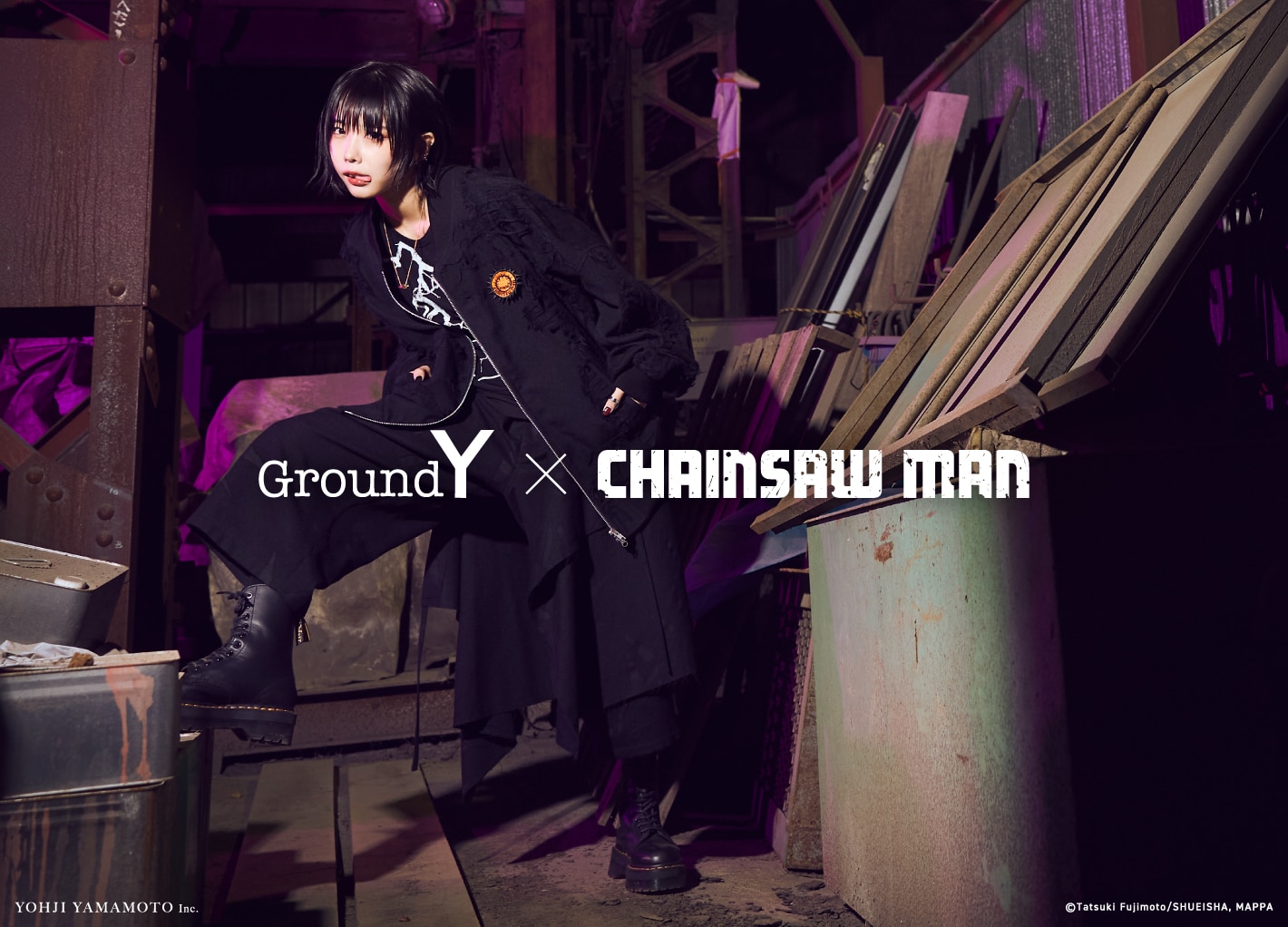 Ground Y × CHAINSAW MAN Collaborate Collection -Limited items 