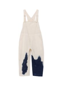 LINEN/COTTON PIN STRIPE OVERALLS