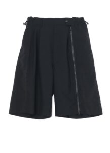 WOOL TROPICAL PANELLED SHORTS