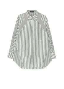 STRIPE PANEL RAGLAN SHIRT