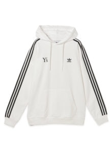 Y's x adidas Hoodie<br/>WHITE<br/><br/>15 FEB 2023<br/>ISETAN SHINJUKU POP-UP STORE