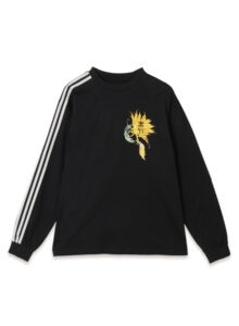 Y's x adidas T-shirt Long-Sleeve<br/>BLACK<br/><br/>15 FEB 2023<br/>ISETAN SHINJUKU POP-UP STORE