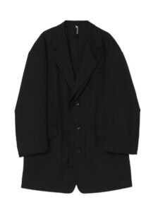 T/W Gabadine Front Layered Oversize Jacket