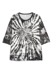 C/Mo Distorted Circus Hem Slit Big T-Shirt