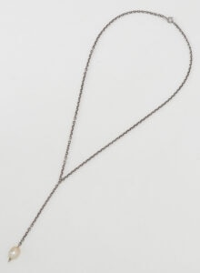  Y THICK CHAIN NECKLACE BAROQUE