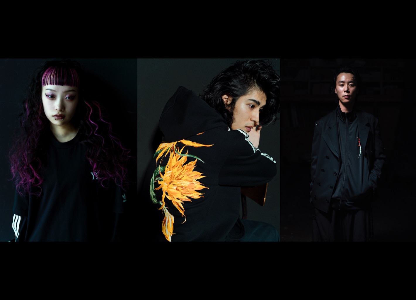 Y’s PORTRAIT – 詩羽、寛一郎、YONCE(Suchmos) 三人三様に着る「Y’s 1972 – Y’s x adidas」