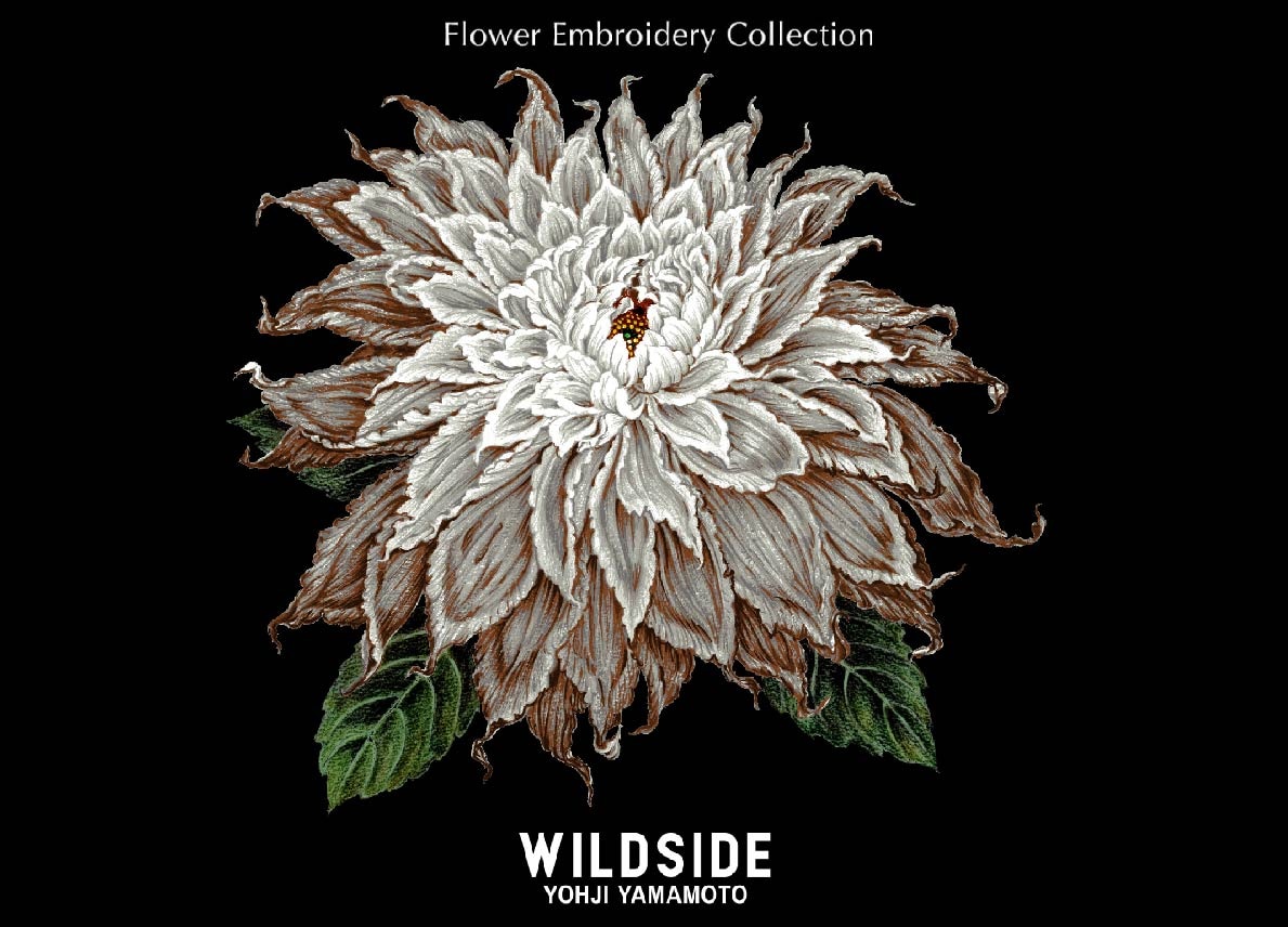 WILDSIDE YOHJI YAMAMOTO Flower Embroidery Collection