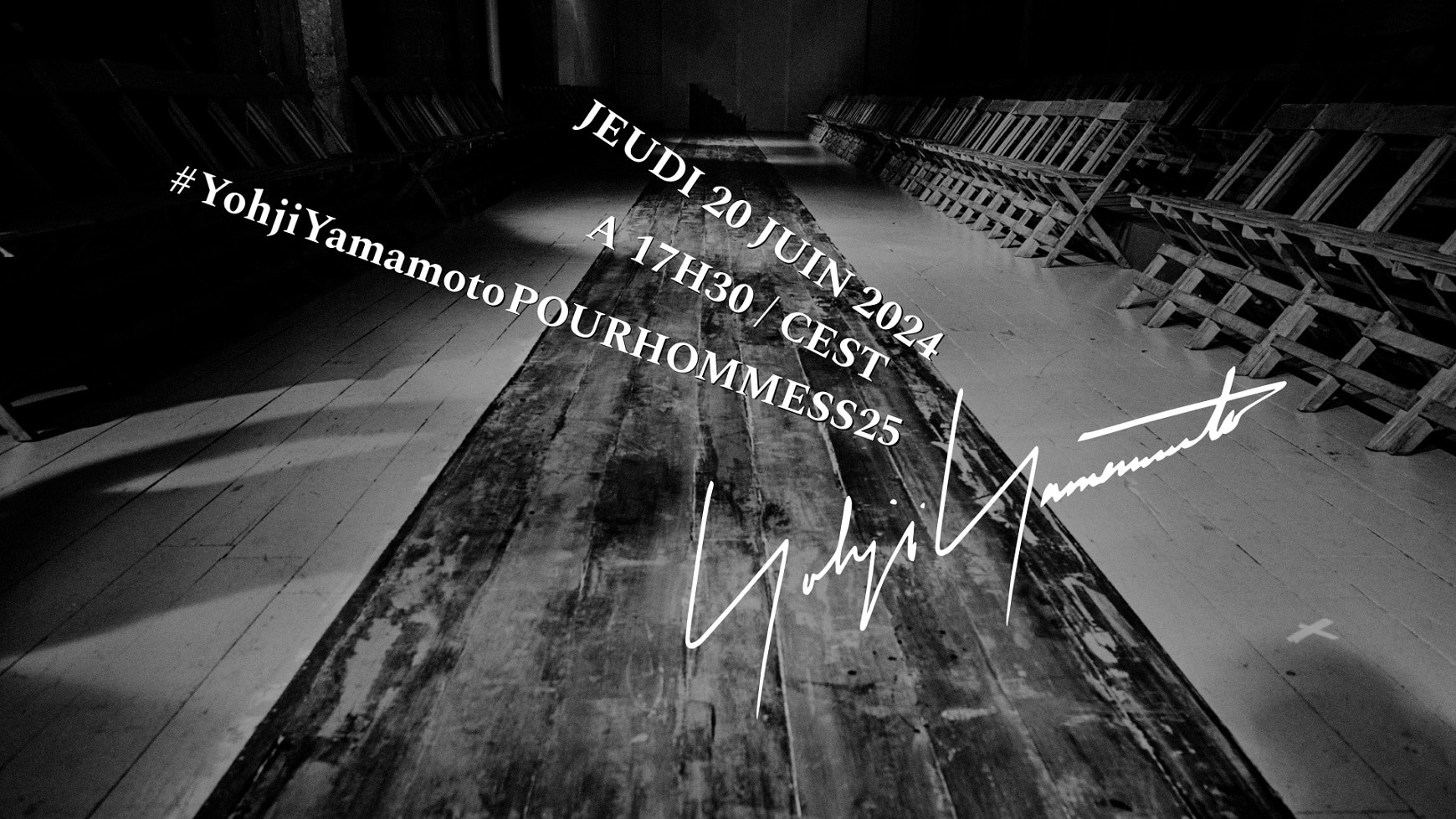 [LIVE] Yohji Yamamoto POUR HOMME<br>S/S 2025 PARIS COLLECTION