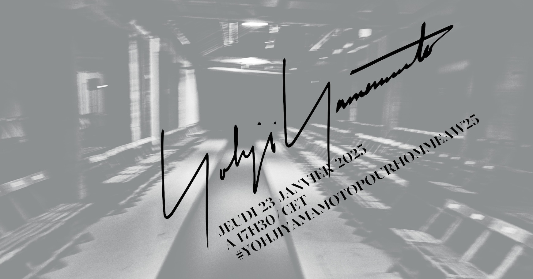 [LIVE] Yohji Yamamoto POUR HOMME<br>A/W 2025-26 PARIS COLLECTION