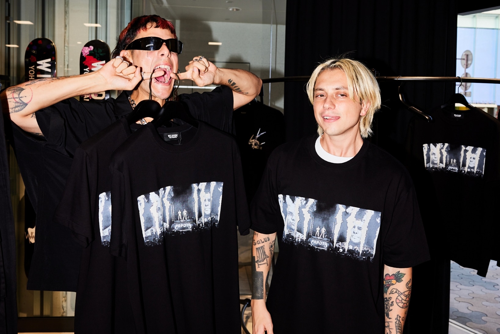 WILDSIDE YOHJI YAMAMOTO × CA7RIEL & Paco Amoroso コラボレーションＴシャツ