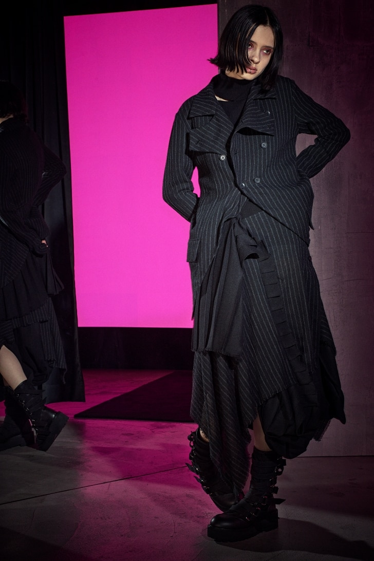 REGULATION ヨウジヤマモト 2014ss ノーカラーリネンコート 麻